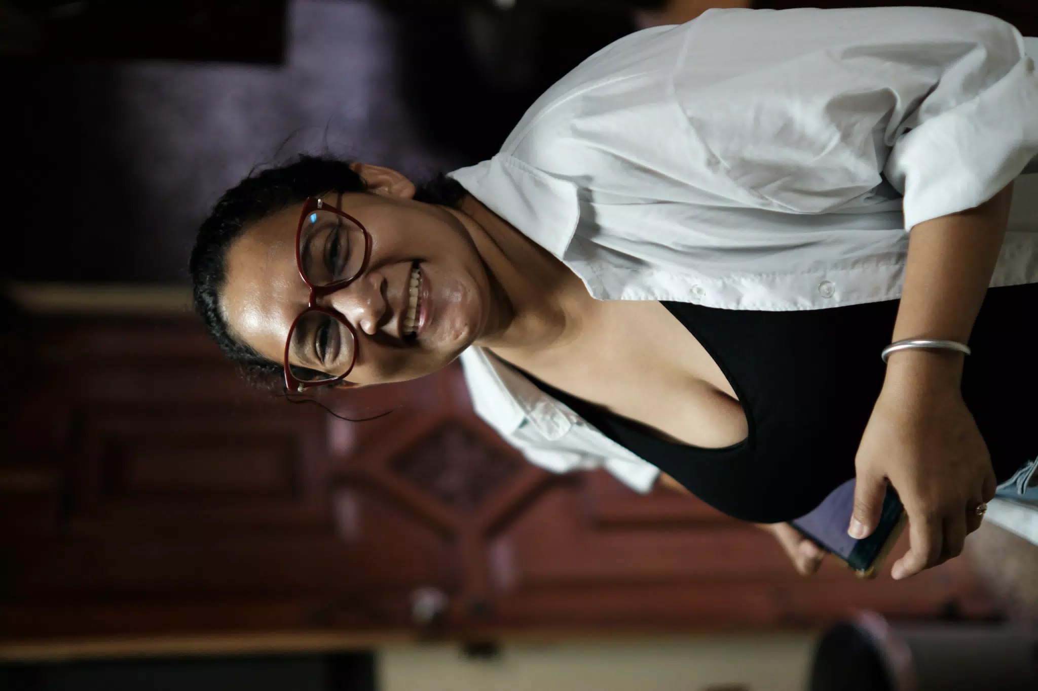 Marcela Smiling