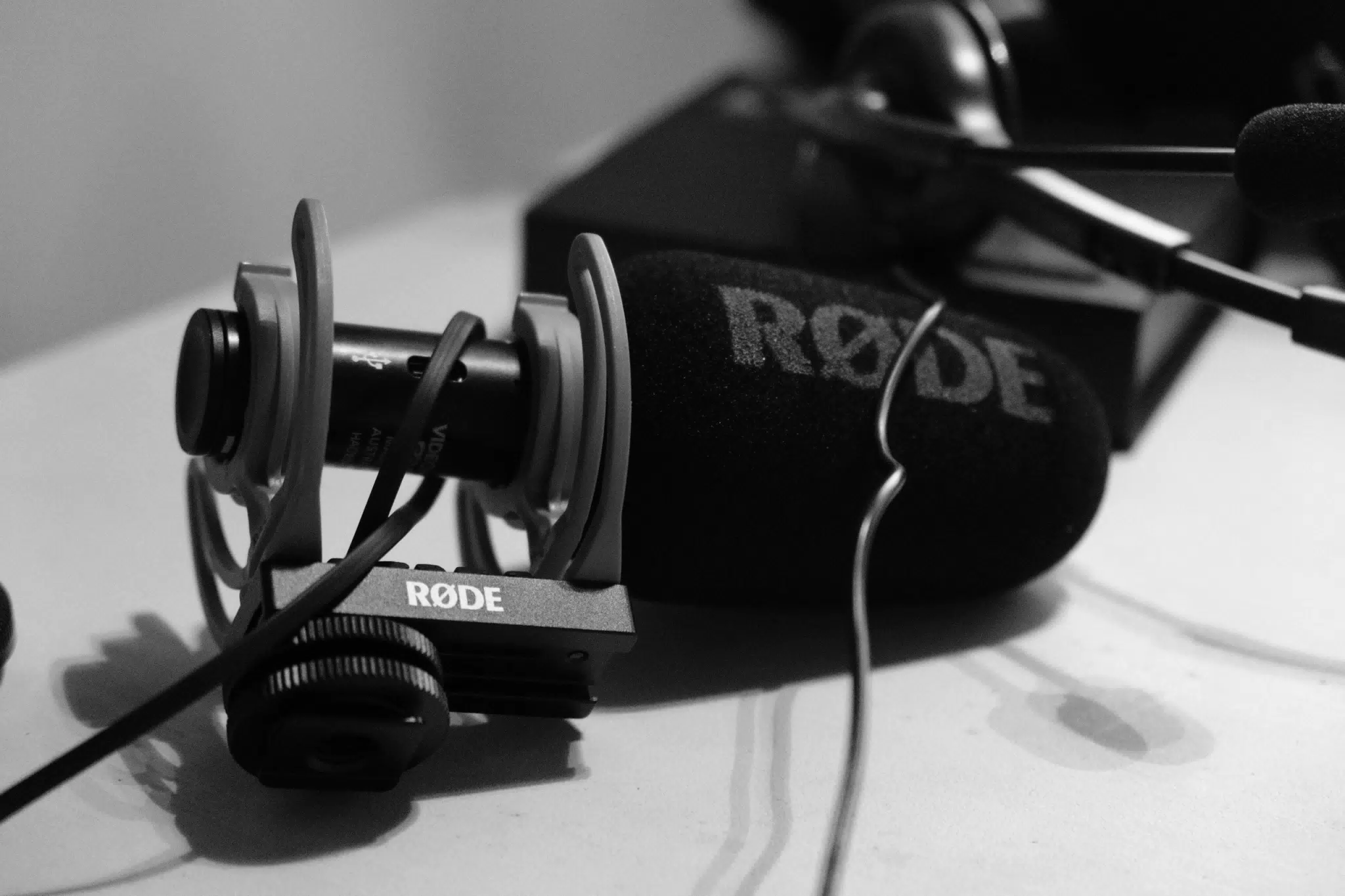 Rode Microphone Black and White