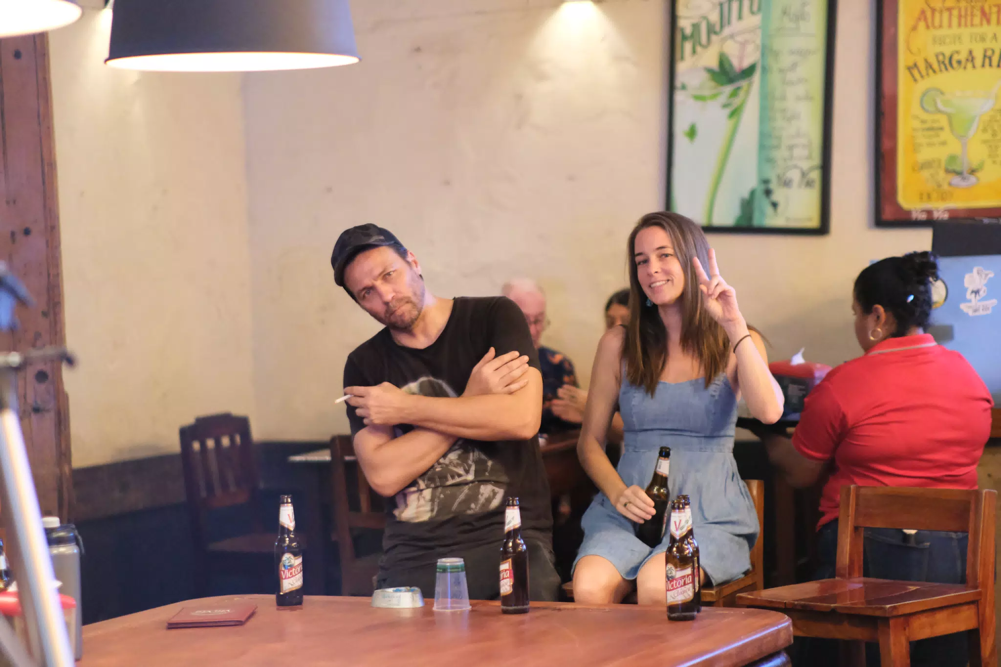 Candid Couple in ViaVia Leon Nicaragua