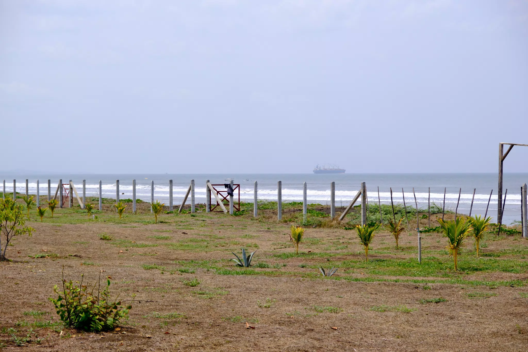 Fuel Ship at Sea in Playa Tesoro Nicaragua