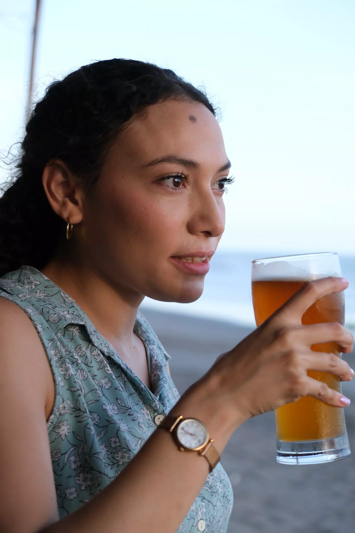 Isabel with Beer