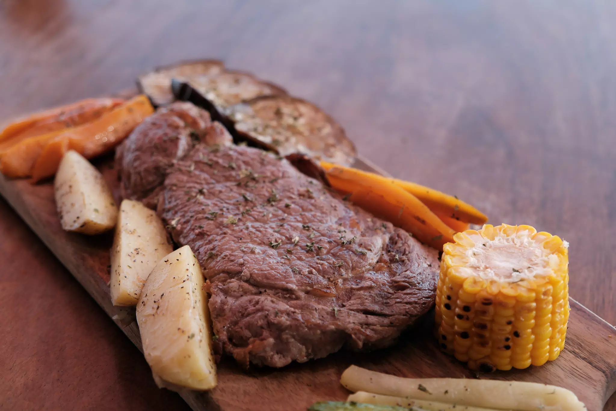 Steak Dinner at Desperados Las Peñitas