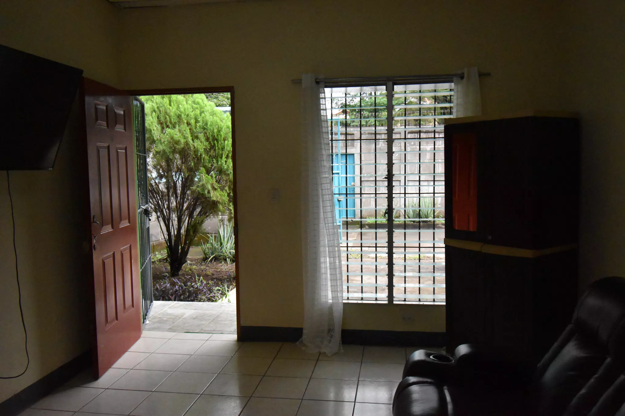 Apartment Front Graden View from Living Room