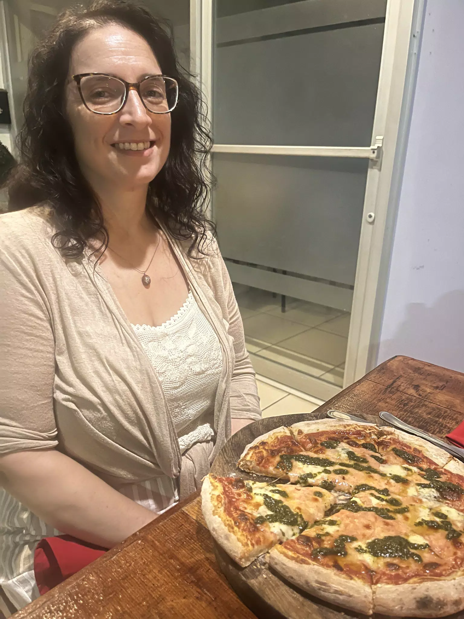 Dominica with Pizza in Nicaragua