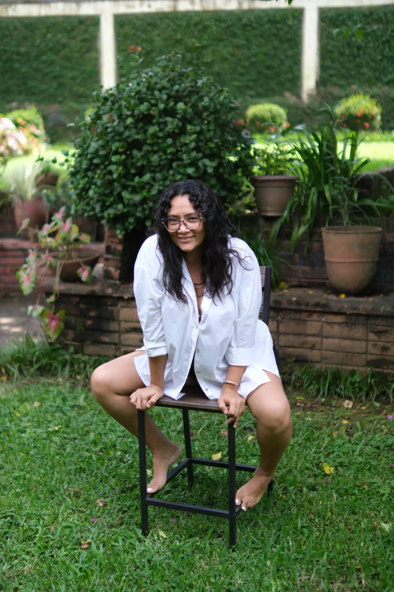 Marcela in the Garden