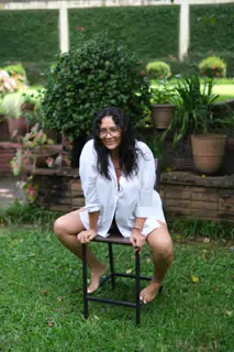 Marcela in the Garden