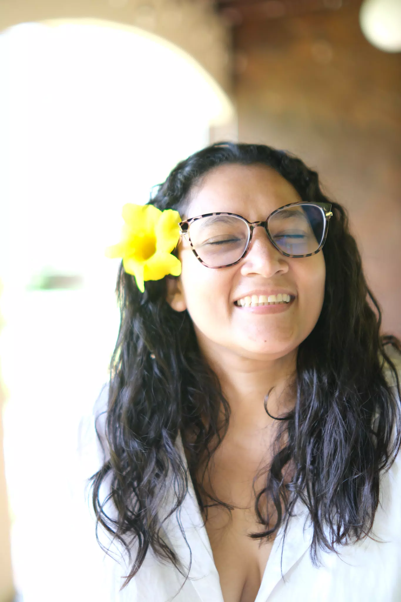 Marcela with Flower