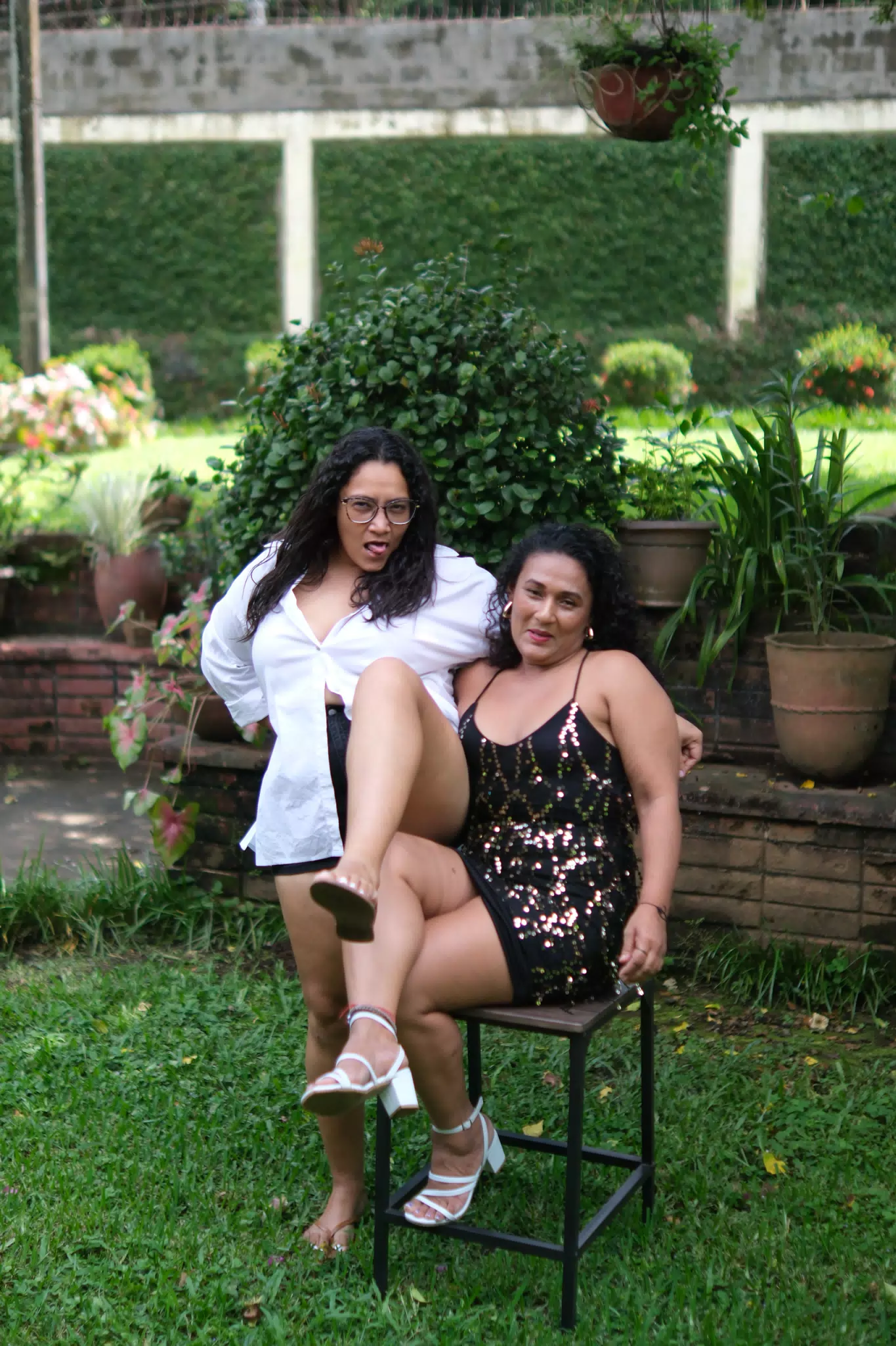Marcela & Aida in the Garden