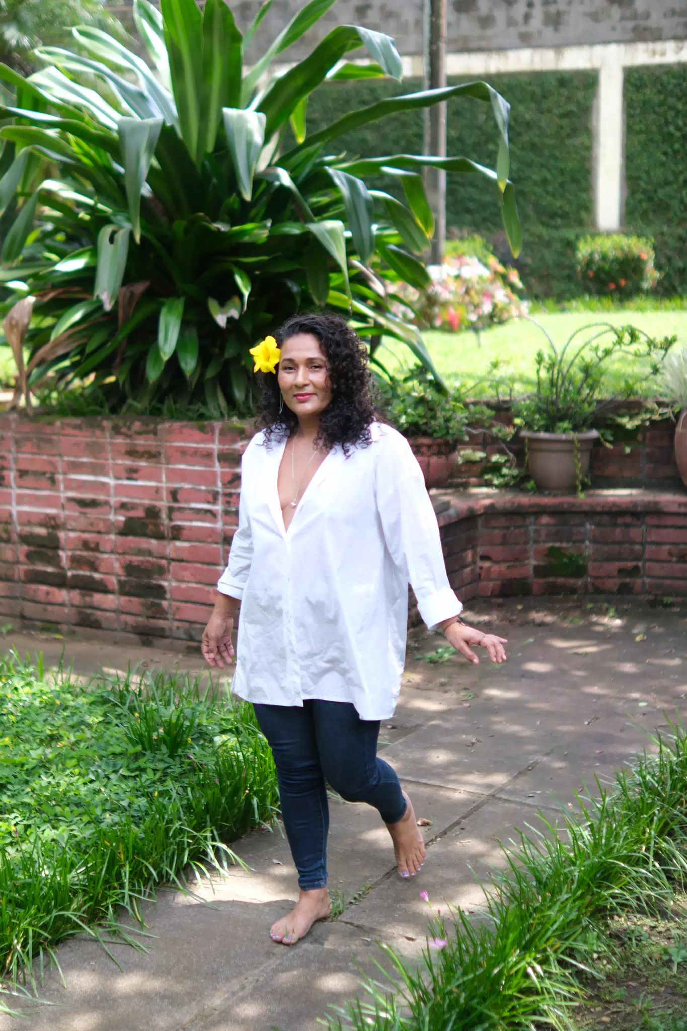 Aida in the Garden