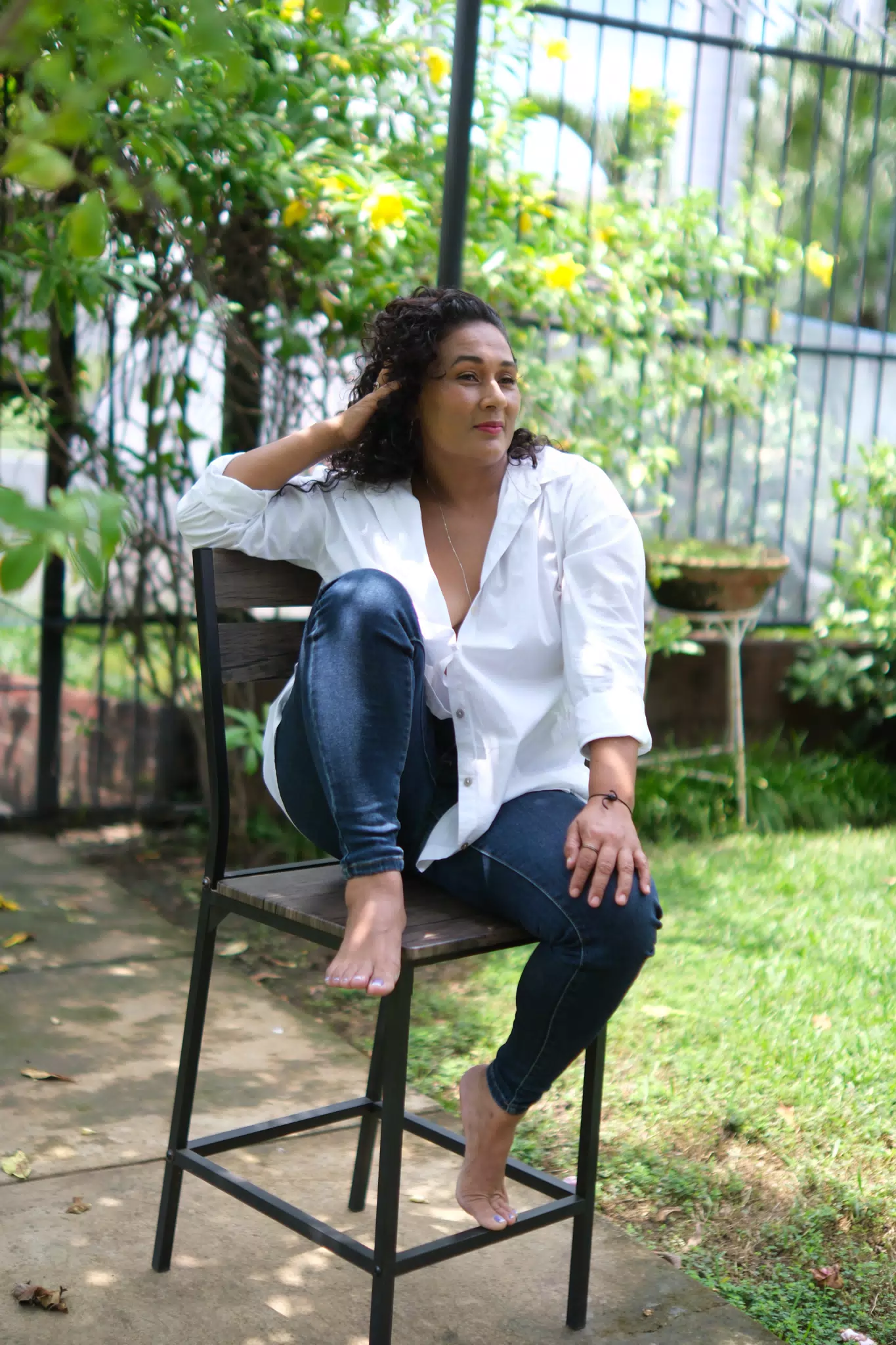 Aida in the Garden
