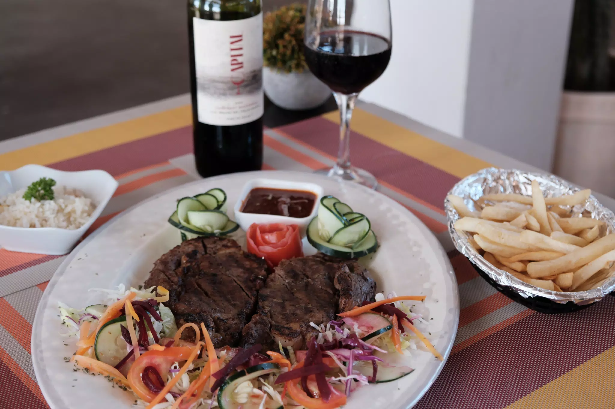 Steak Dinner at Desperados Steakhouse Las Peñitas Nicaragua
