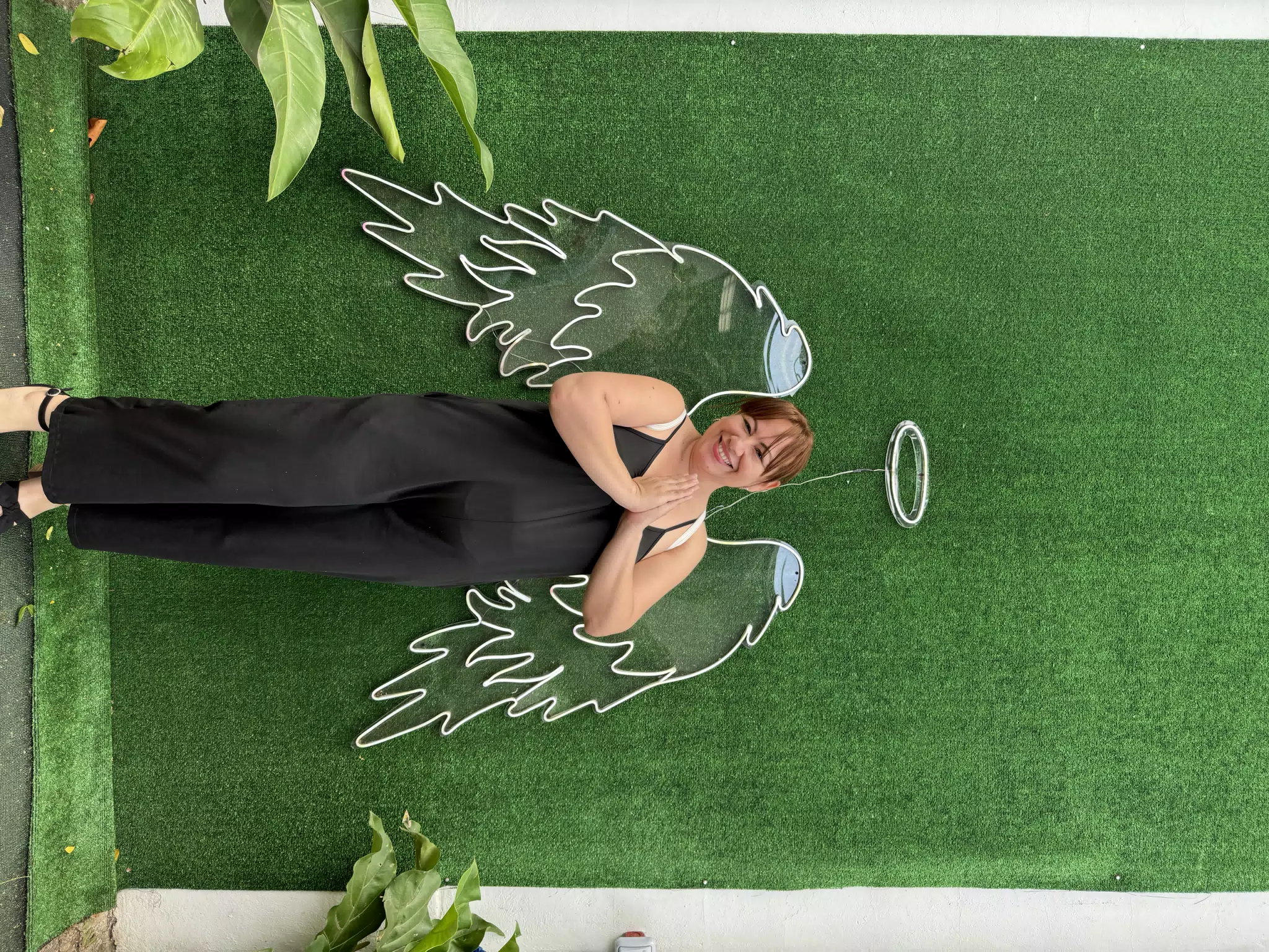 Hazel with Angel Wings