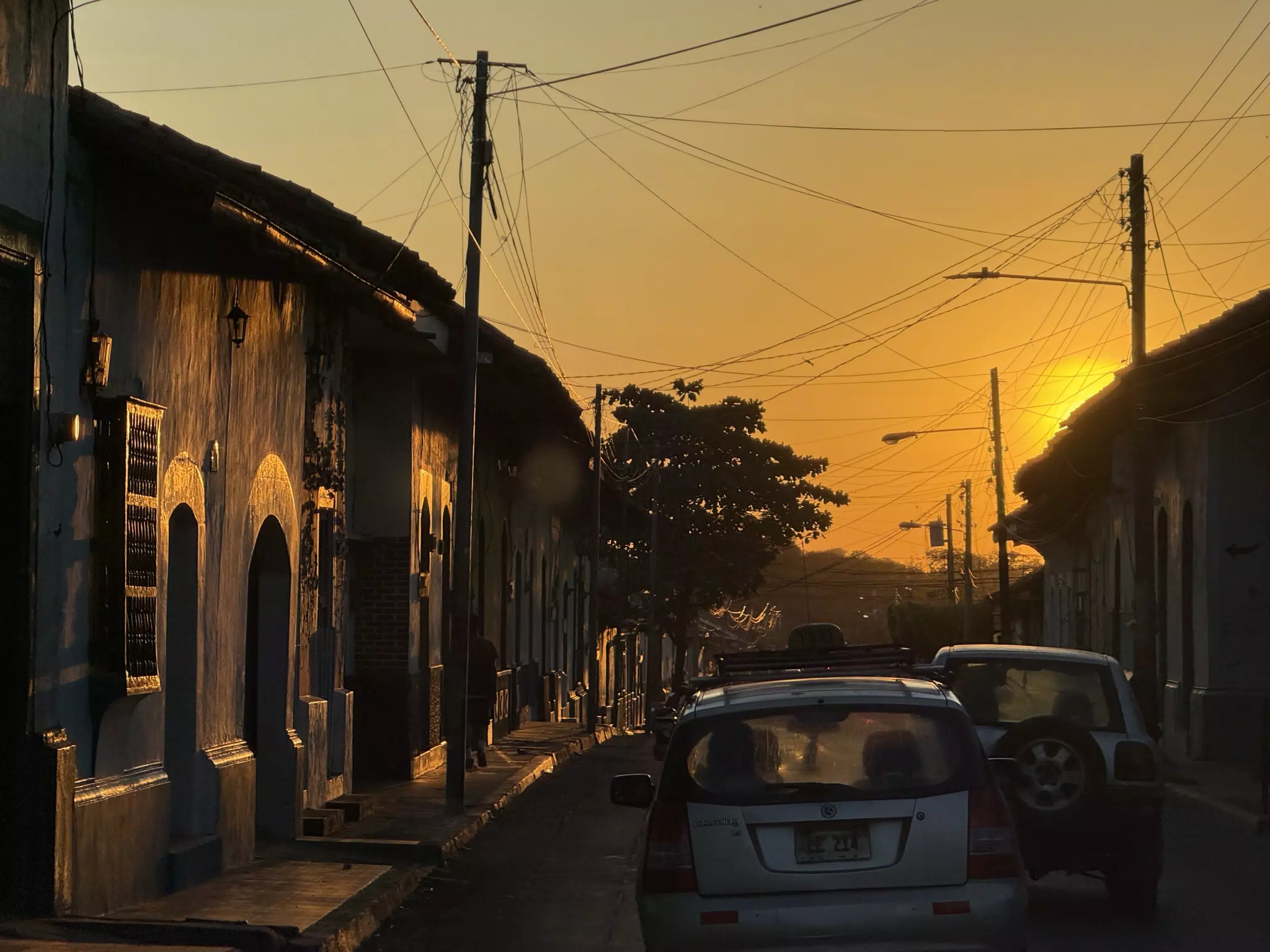 Sunset Street Leon Nicaragua