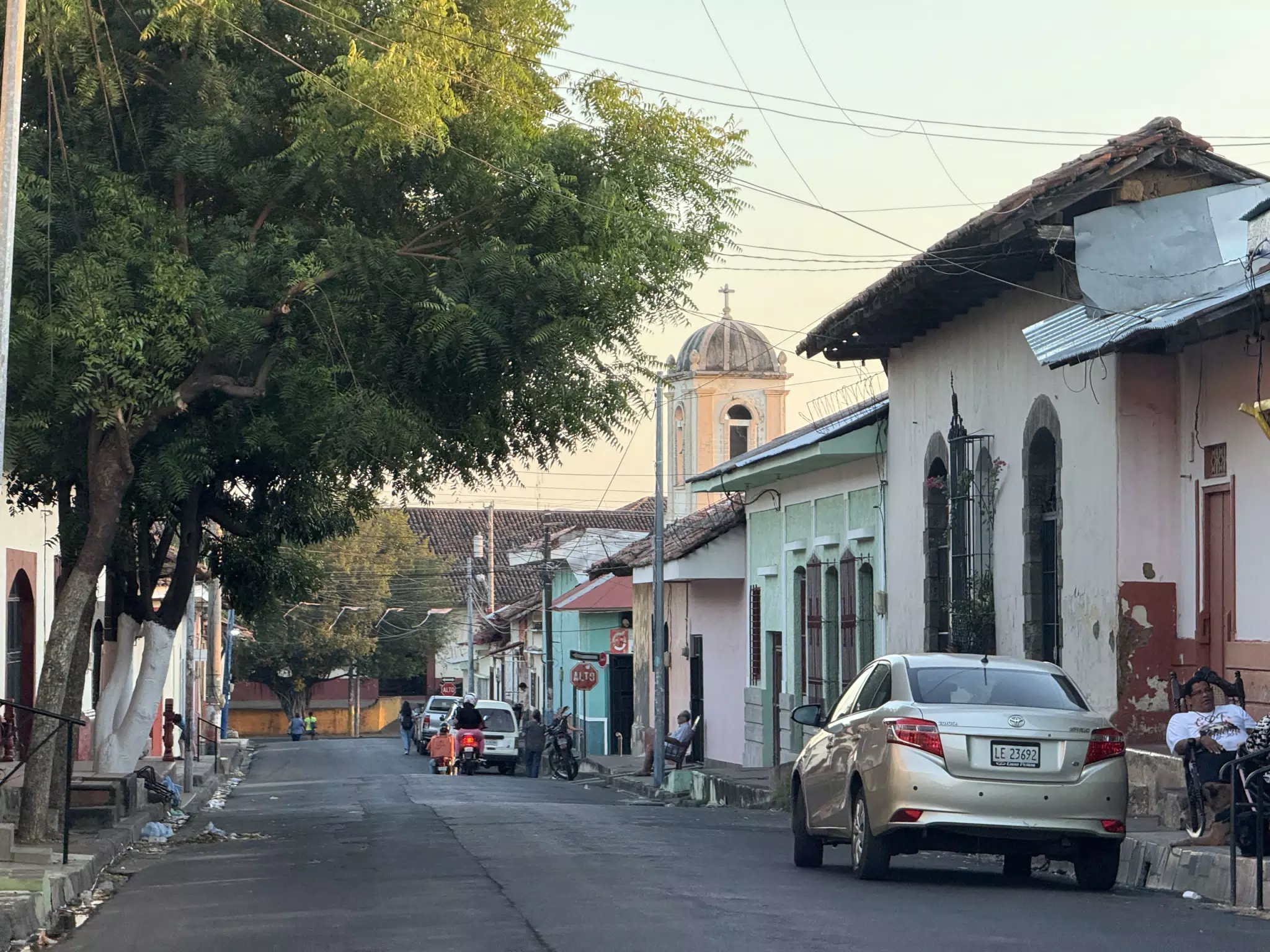 Sunset Street Leon Nicaragua