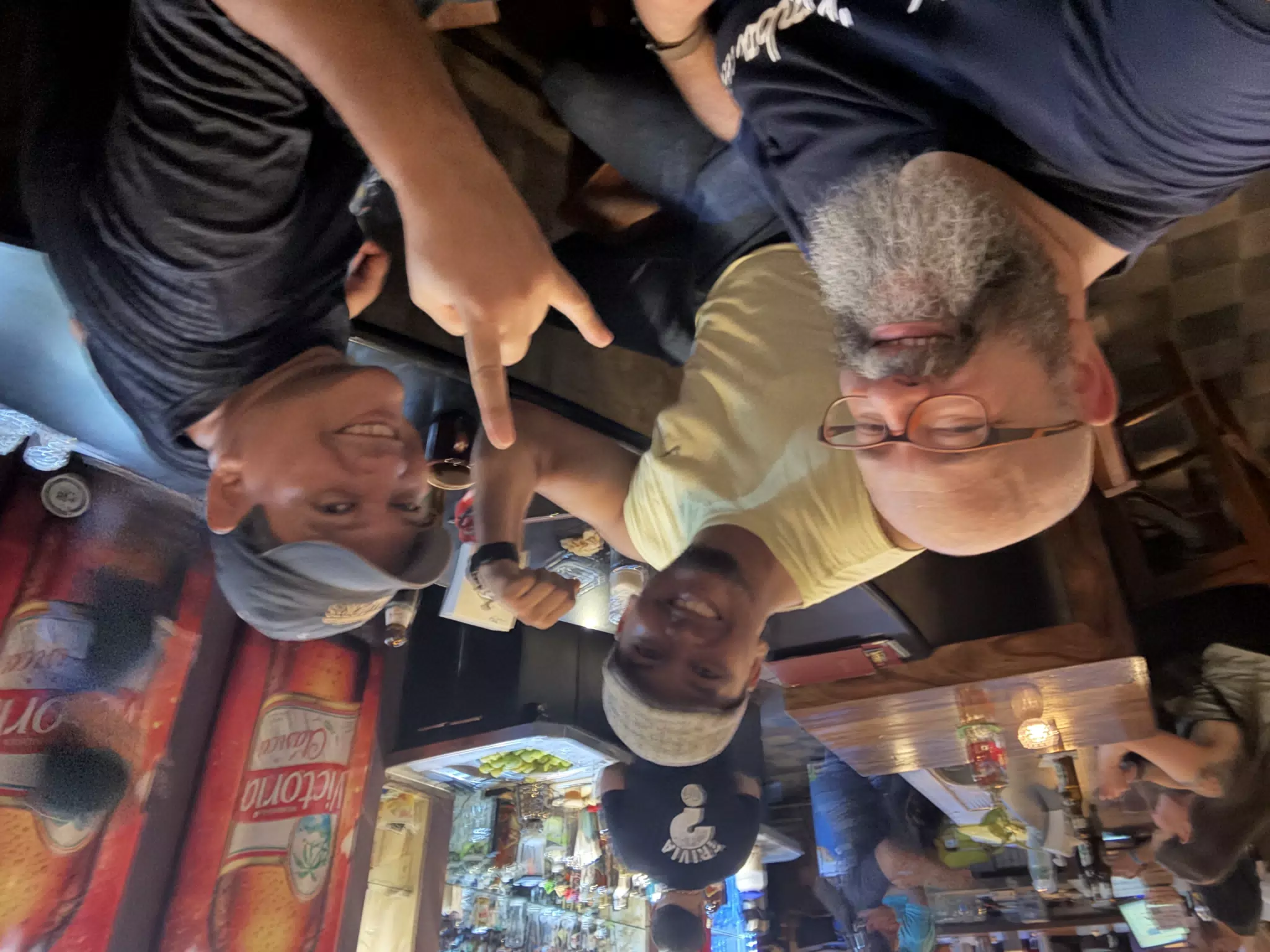 Scott, Franklin & Lenin at Via Via Leon Nicaragua
