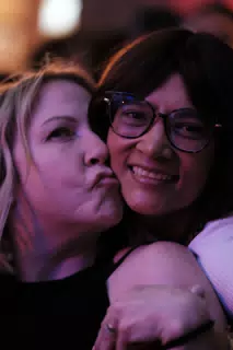 Leslie and "Samantha" At Via Via