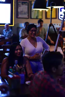 Marcela and Eva at Via Via, Leon, Nicaragua