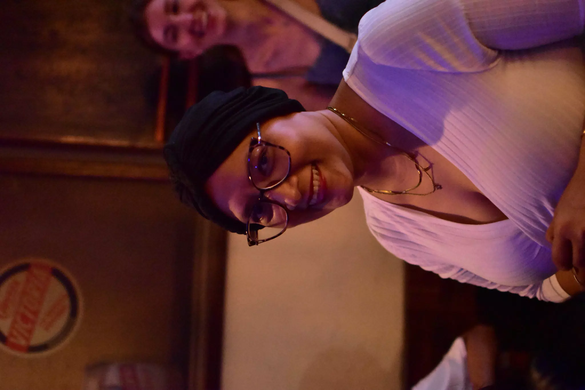Marcela in Turban in Via Via Nicaragua