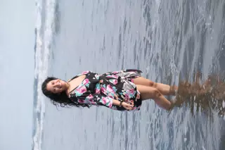 Marylin in the Pacific Ocean