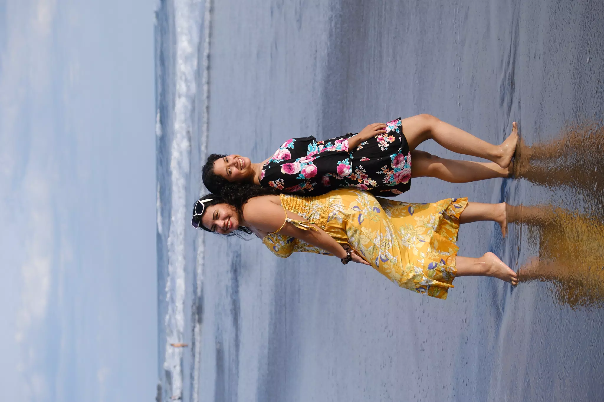 Beautiful Sisters on Playa Las Peñitas Beach