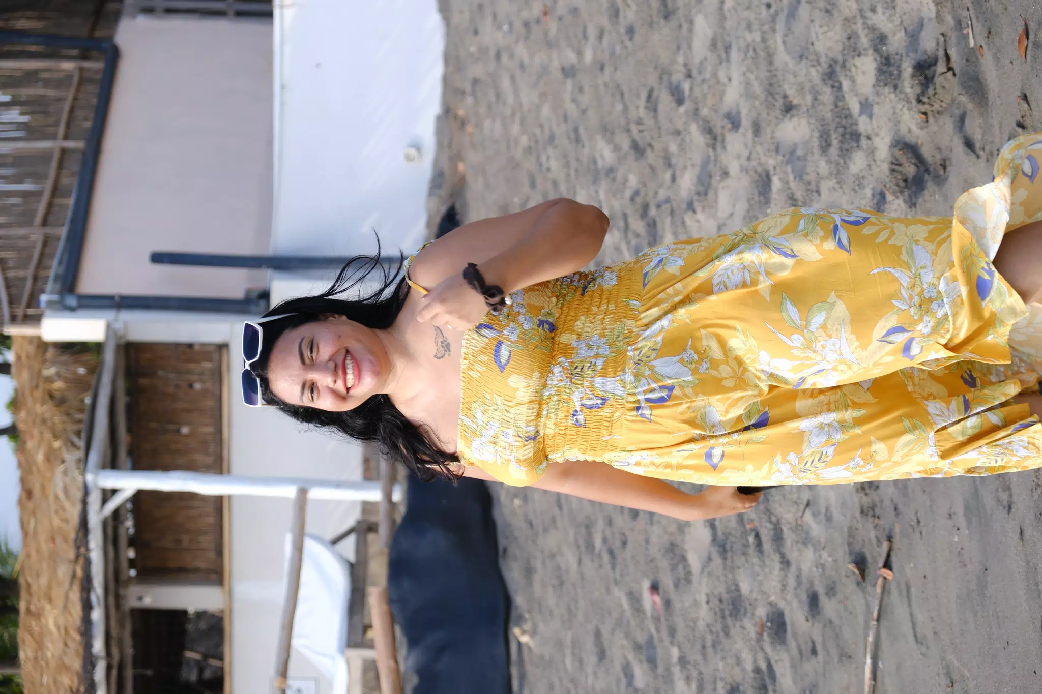 Eva on the Pacific Beach