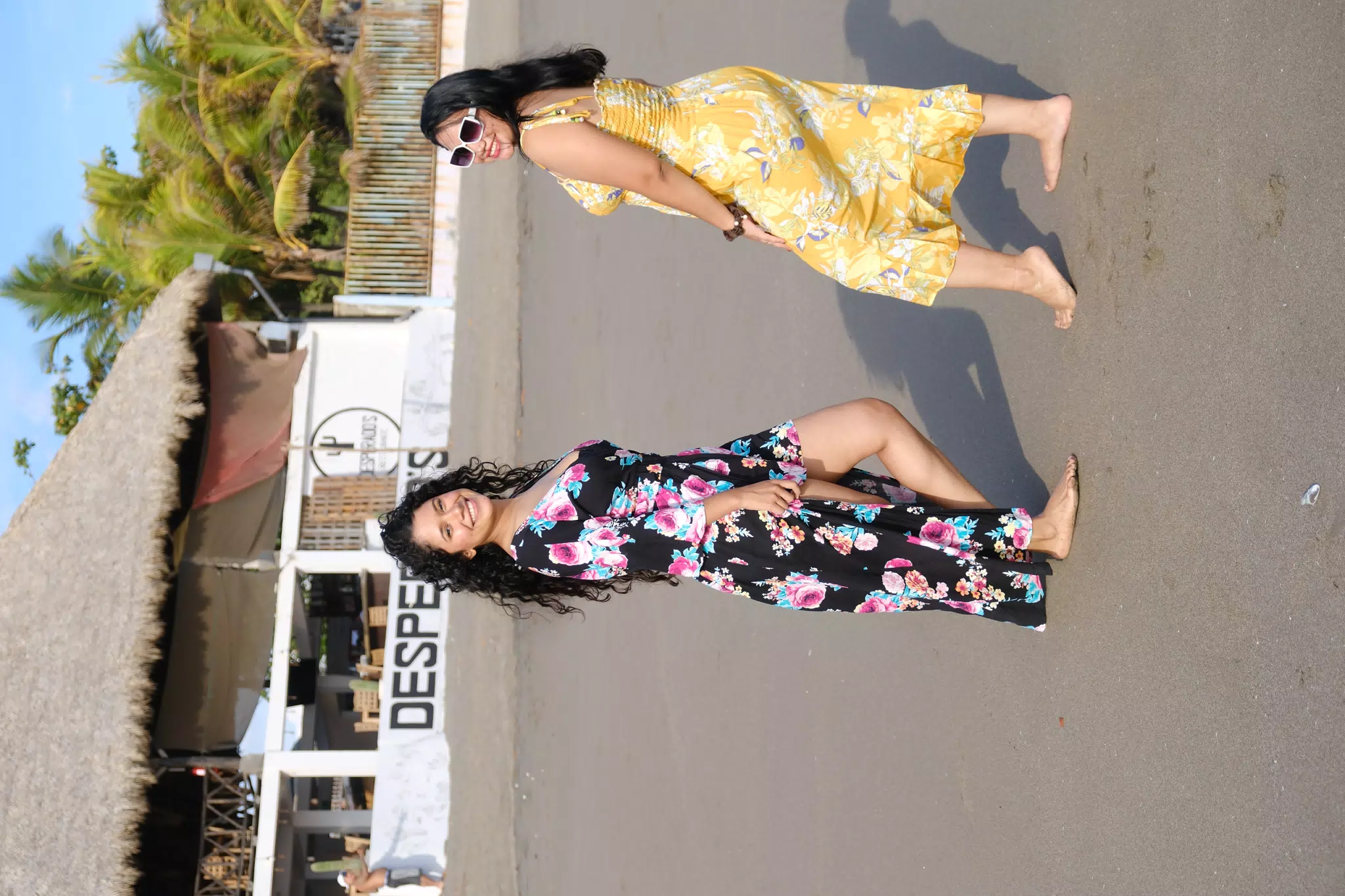 Beautiful Sisters on the Beach in Nicaragua