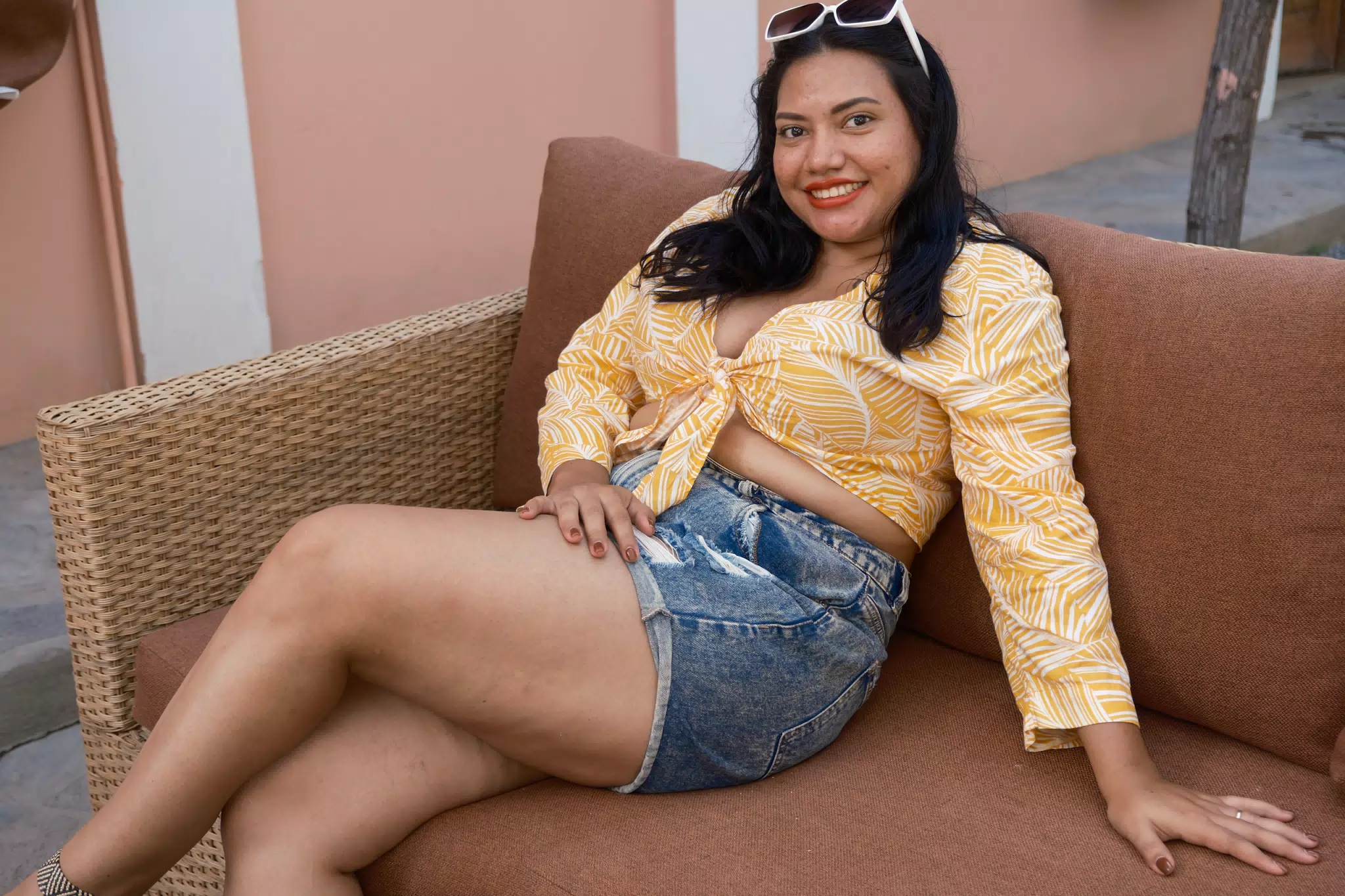 Eva at El Escondite in Las Peñitas, Nicaragua