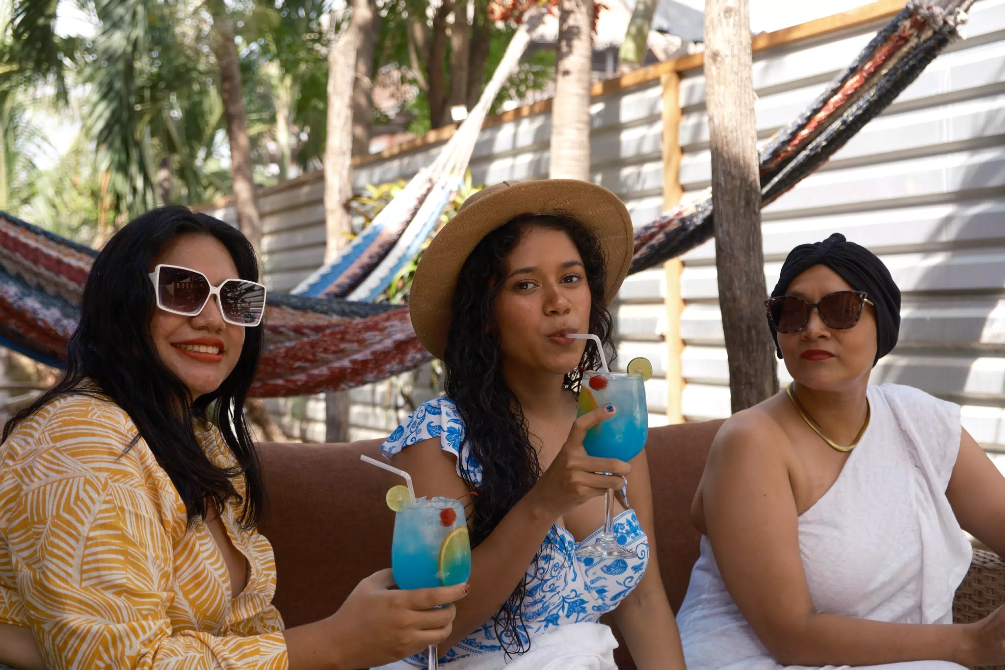 Eva, Marilyn & Marcela in El Escondite B&B, Las Peñitas, Nicaragua