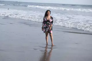 Marilyn on the Pacific Ocean