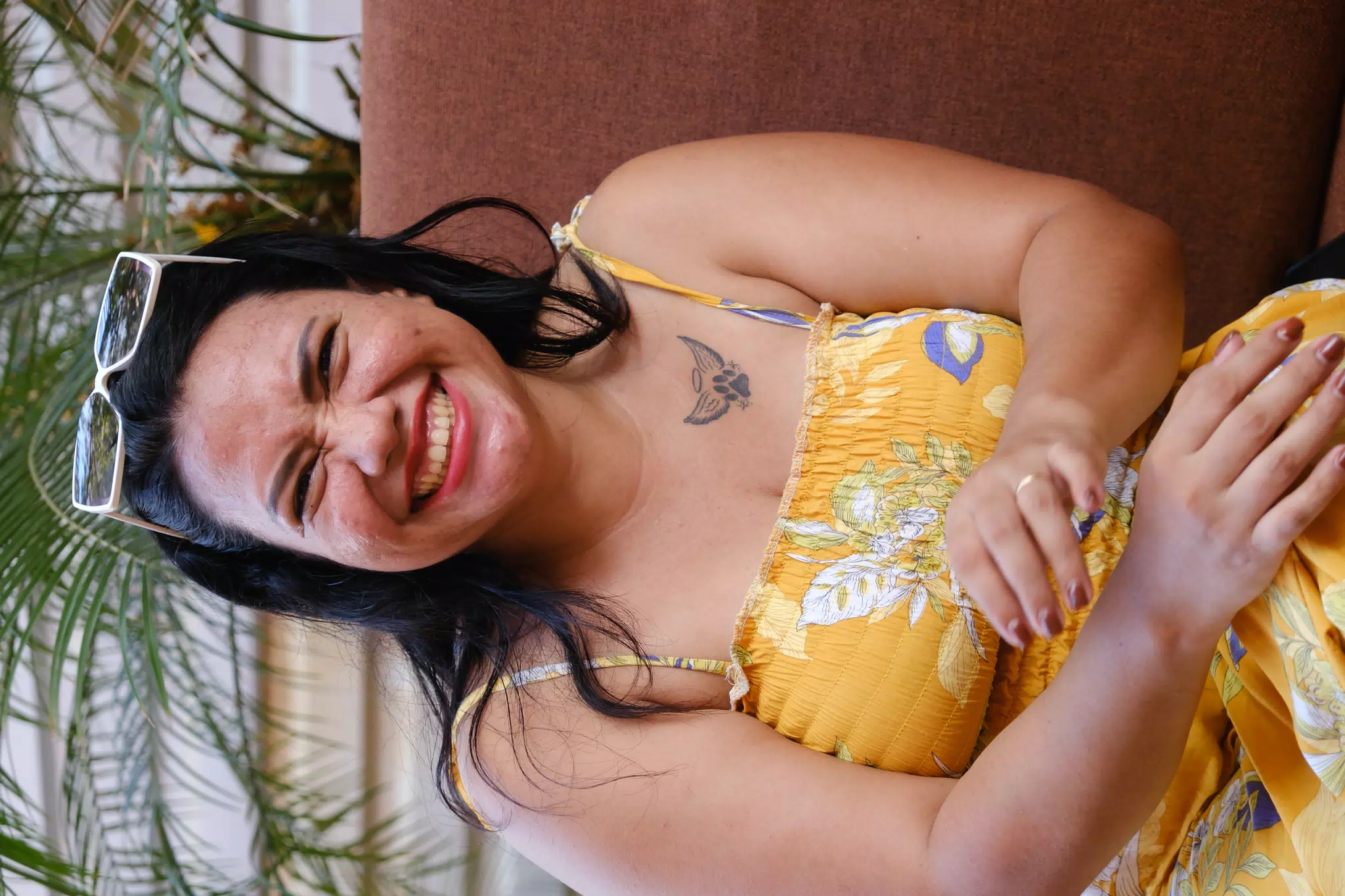 Eva Laughing