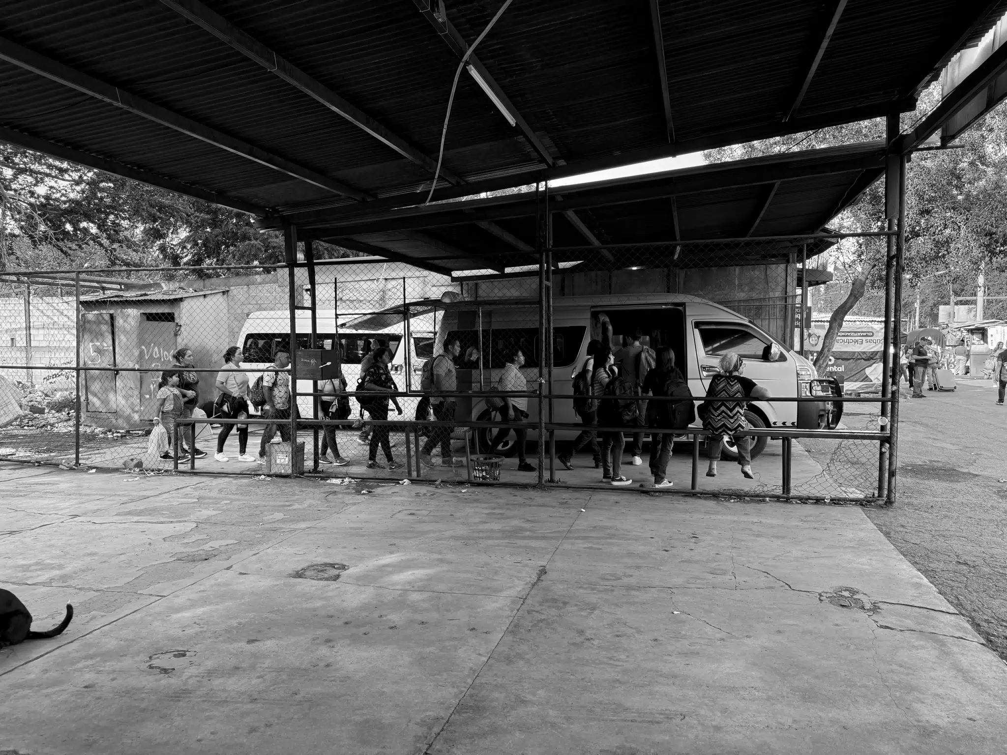 Boarding the Interlocales Bus in Managua
