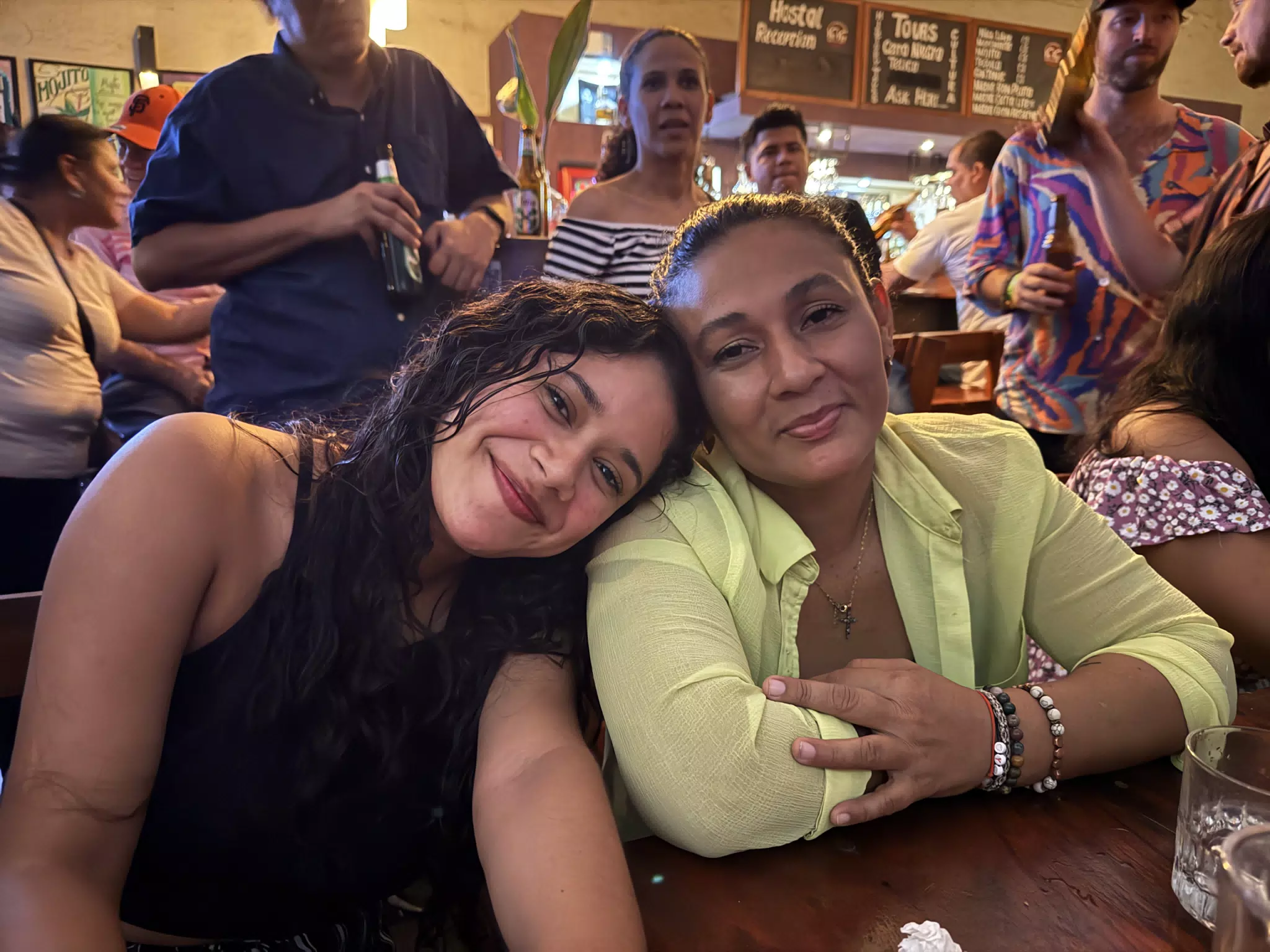 Marilyn and Aida at Via Via