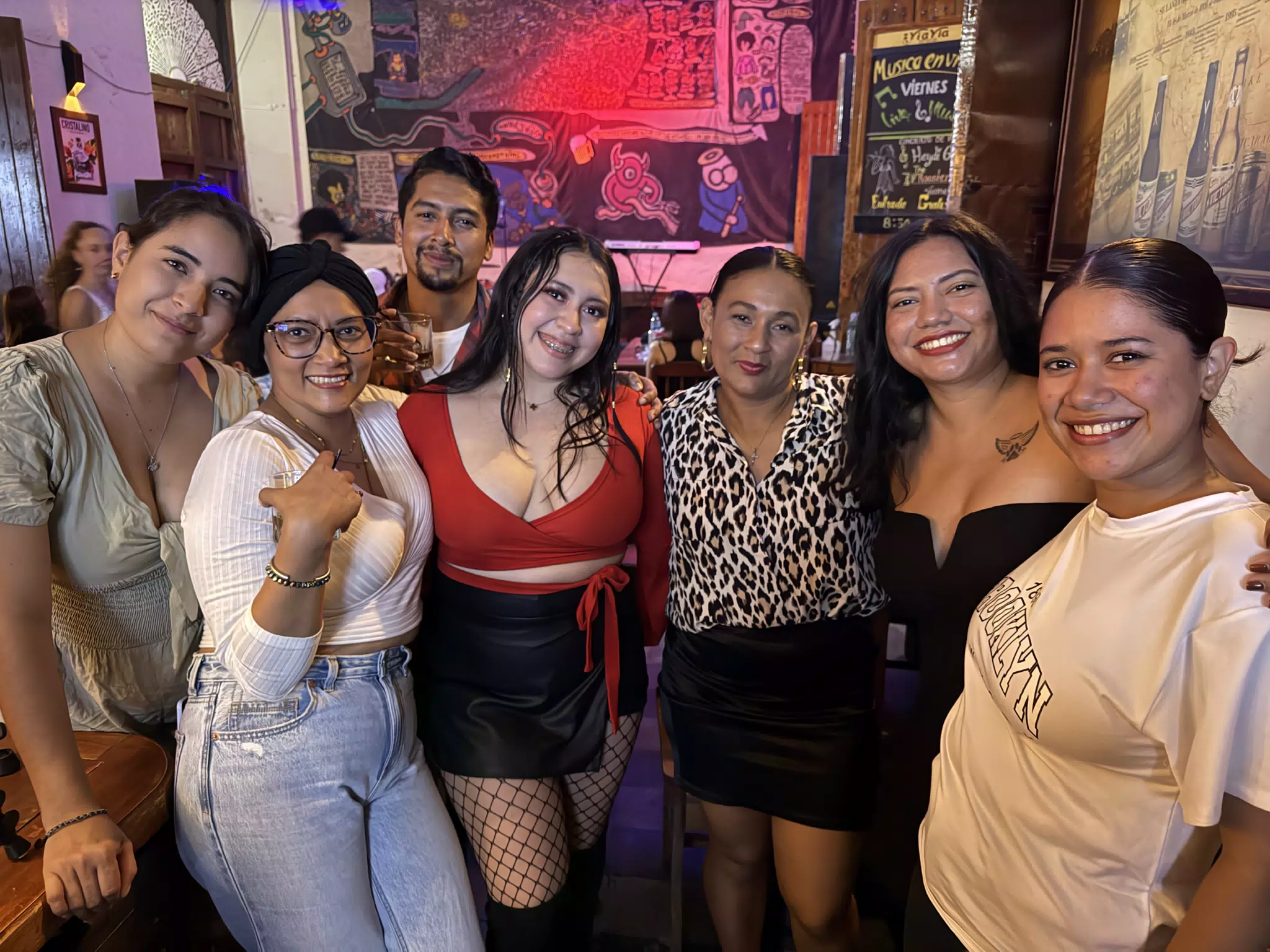 The Gang with Heydi Gallo at Via Via