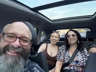 In the Car with Aprille and Dominica