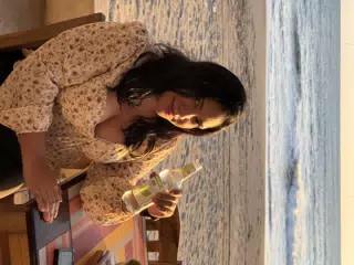 Sultery Latina on Beach with Smirnoff