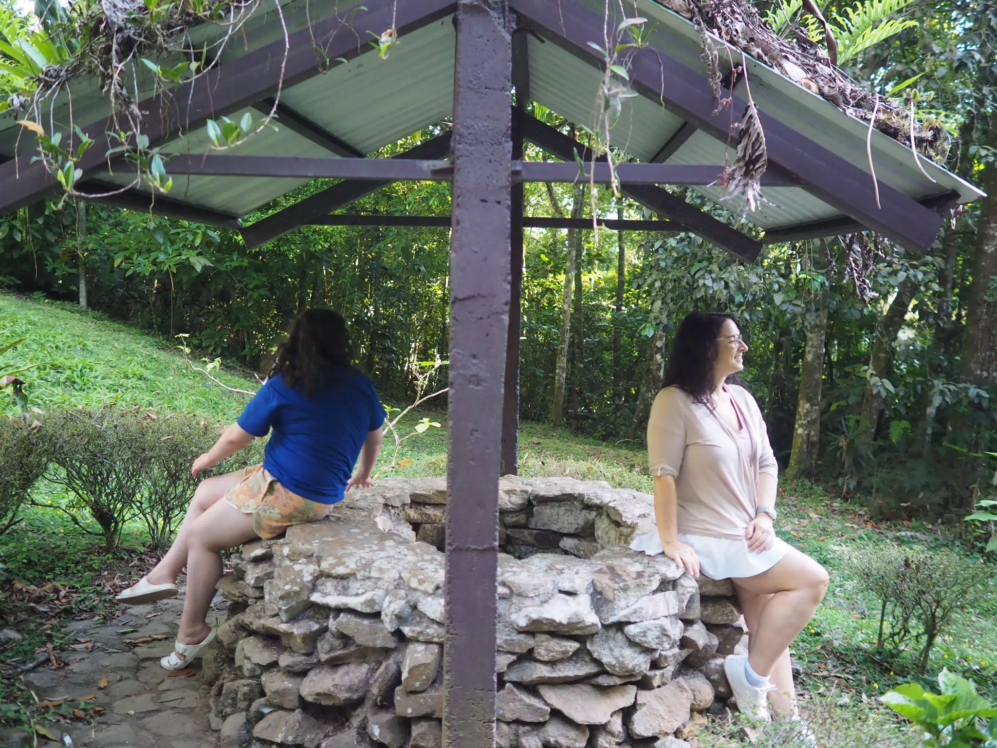 Luciana & Dominica on Well at Selva Negra