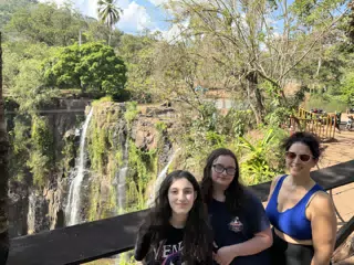 The Family at Cascada La Luna, Matagalpa