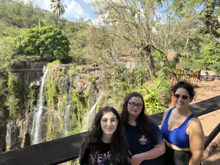 The Family at Cascada La Luna, Matagalpa, Nicaragua