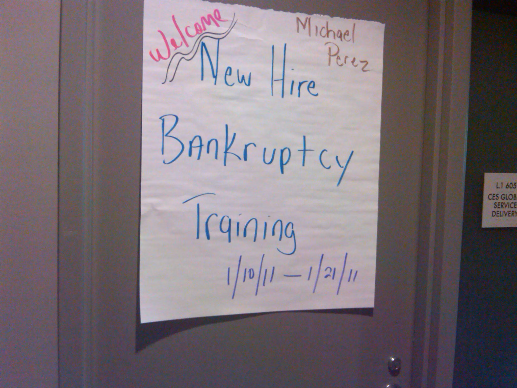 No Faith in New Job
