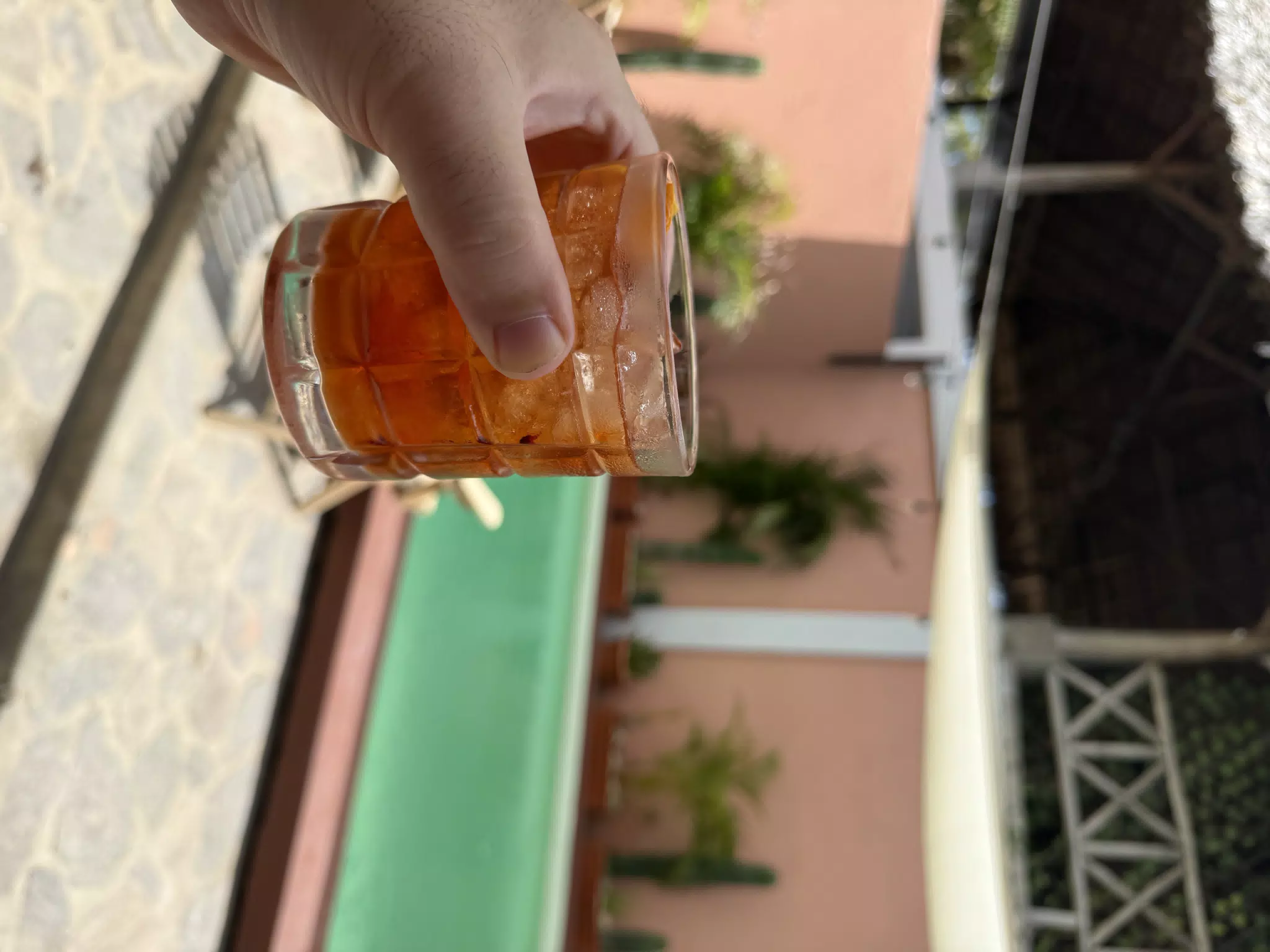 Old Fashioned Cocktail at El Escondite, Las Peñitas