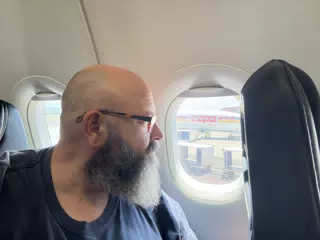 Looking Out the Airplane Window
