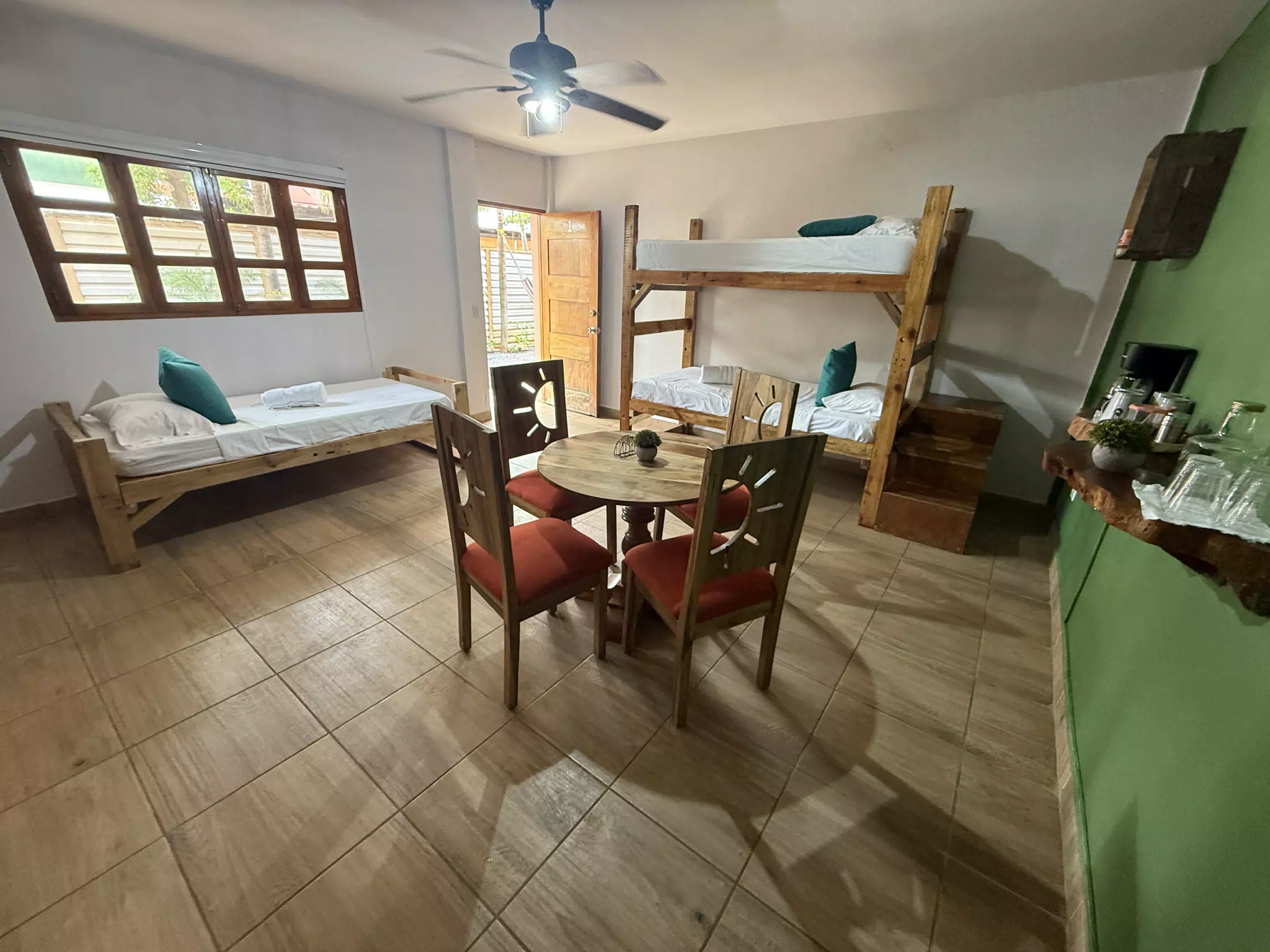 Living Room with Beds in Lower Suite