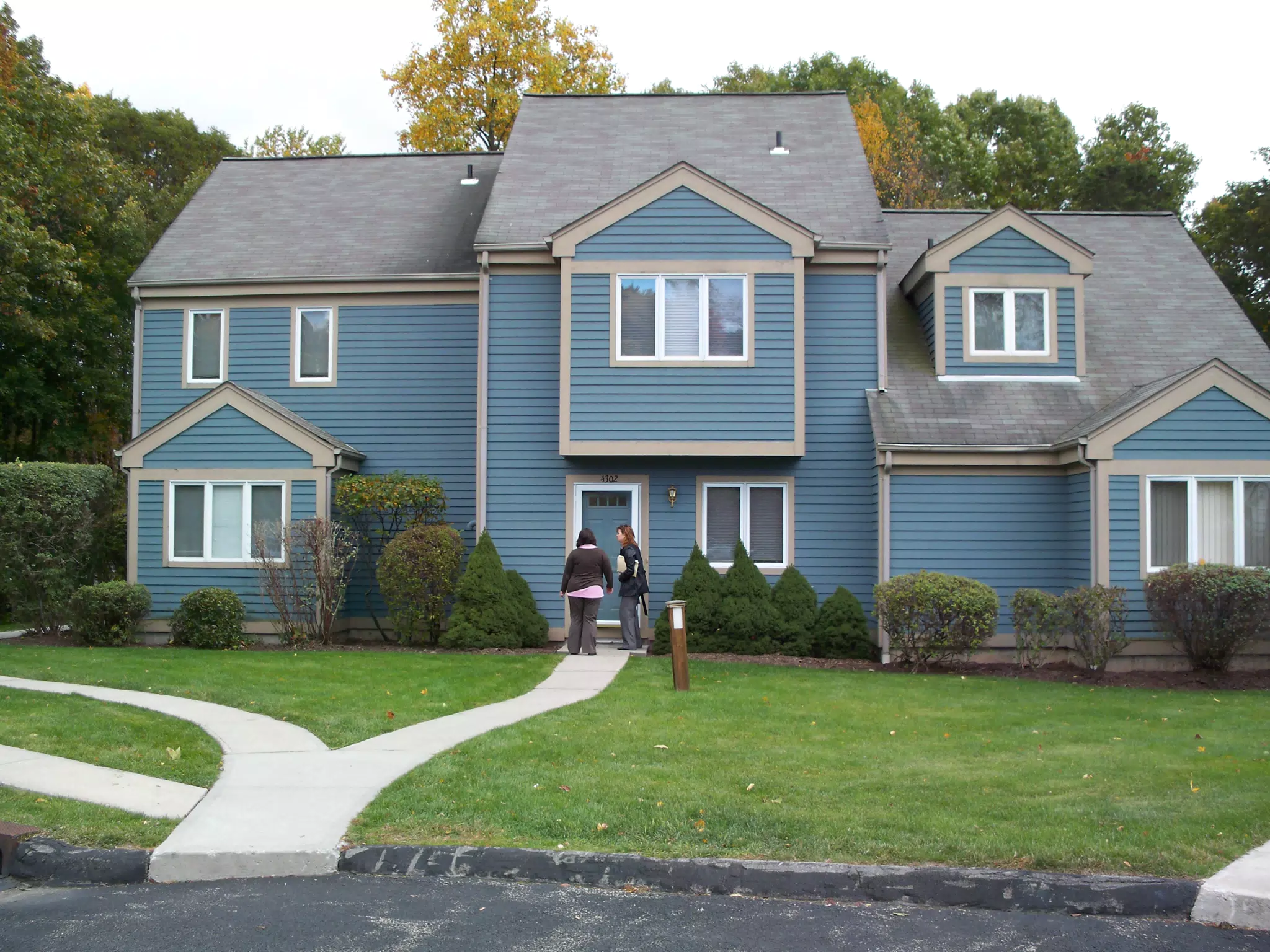 Dominica & Real Estate Agent First Time at Our Peekskill Home, 2008