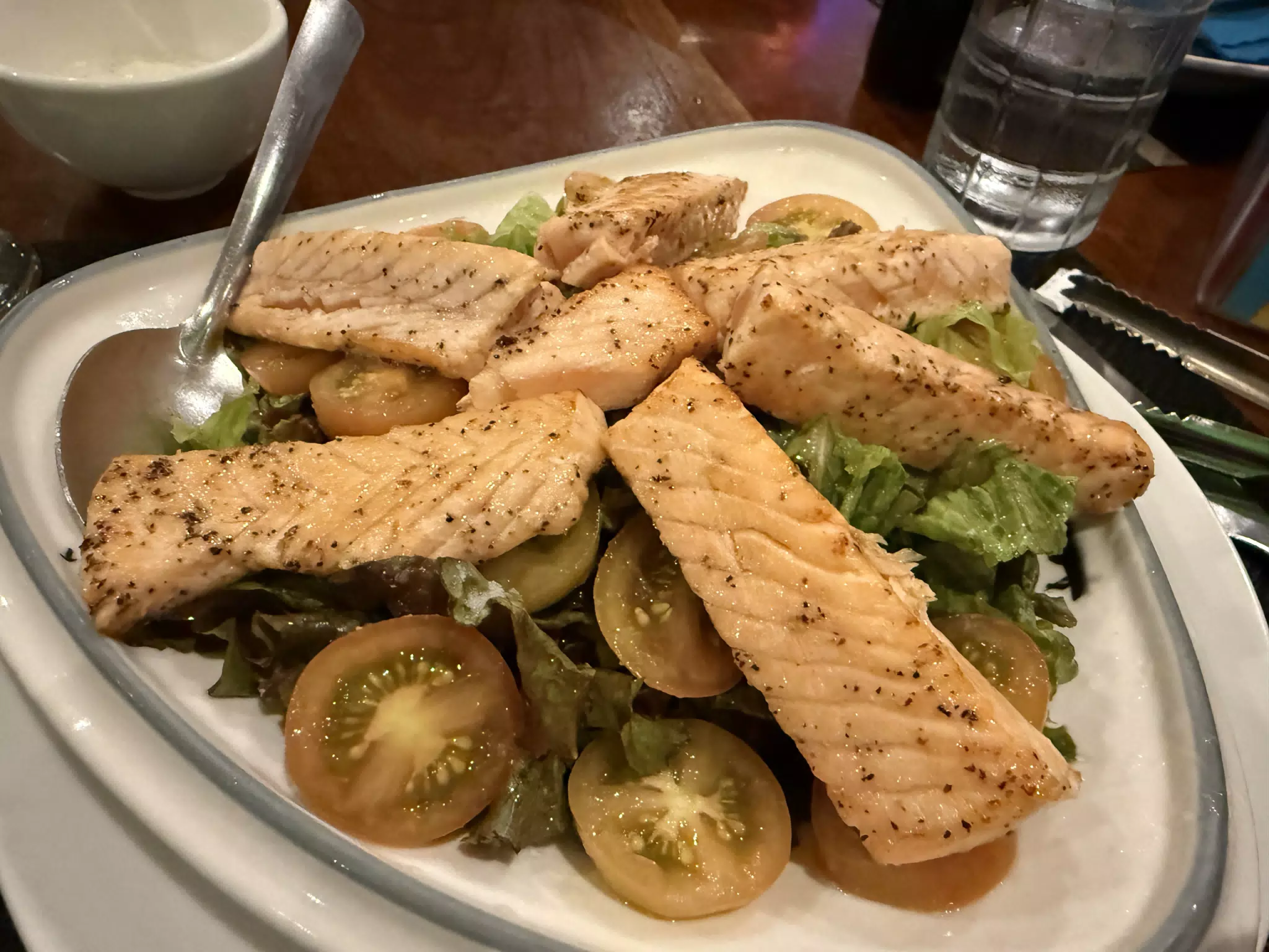 Salmon Salad in Managua
