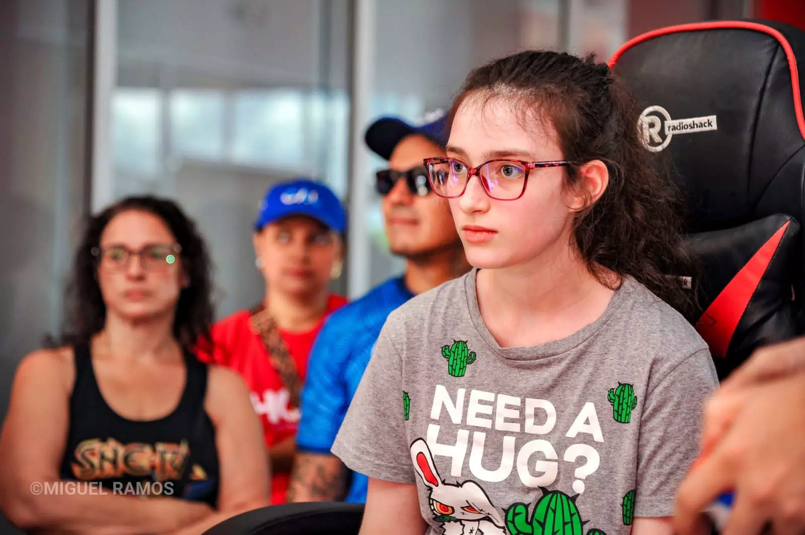 Liesl Competing at the Leon Video Game Festival