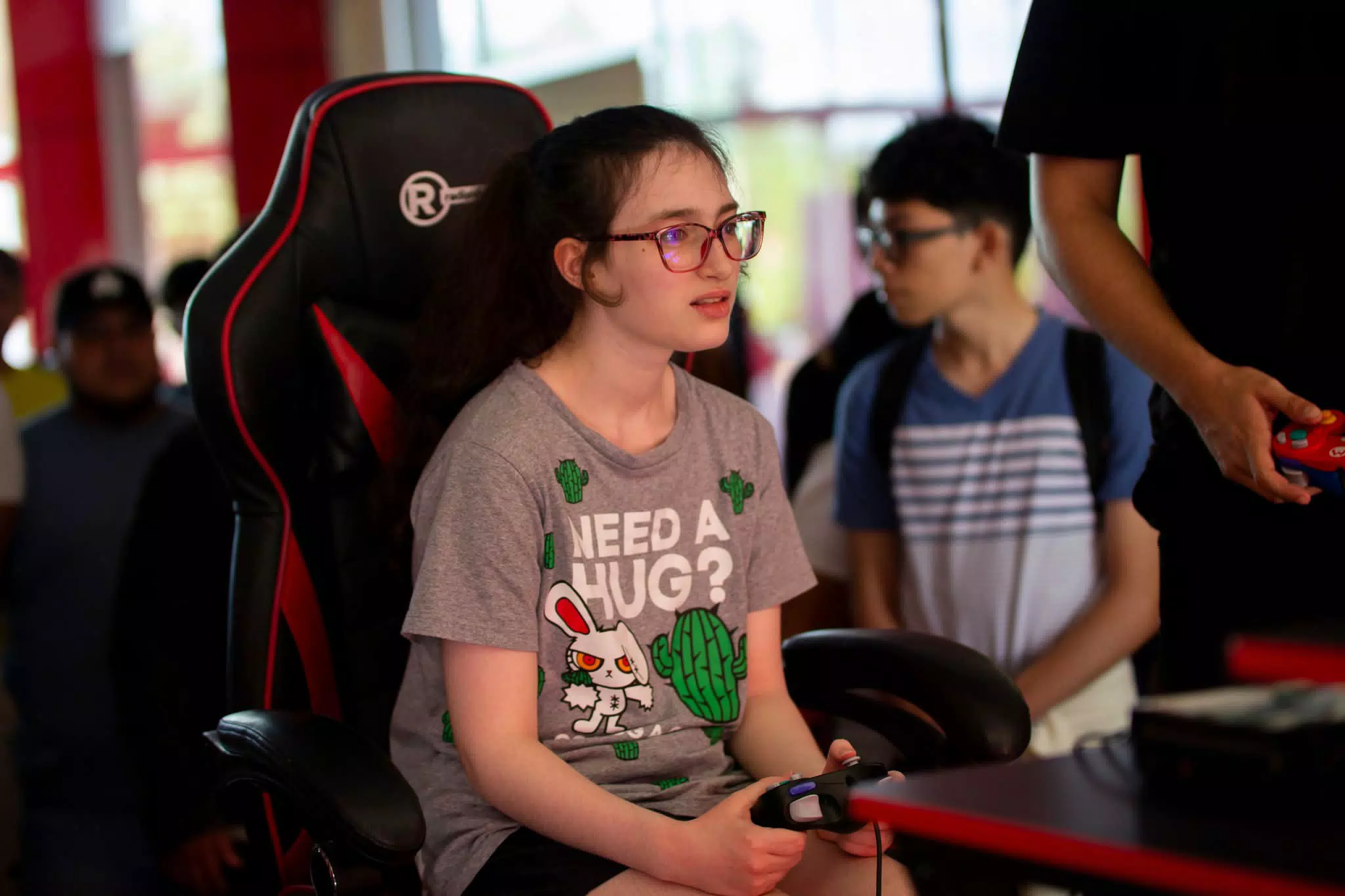 Liesl Competing in Smash Bros at Leon Video Game Fest