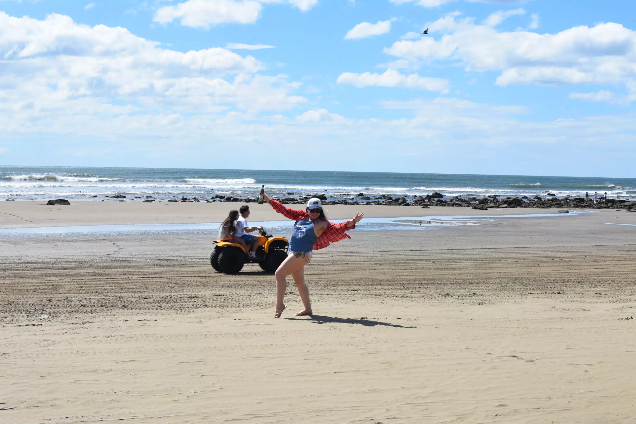Nelly on the Beach at La Boquita
