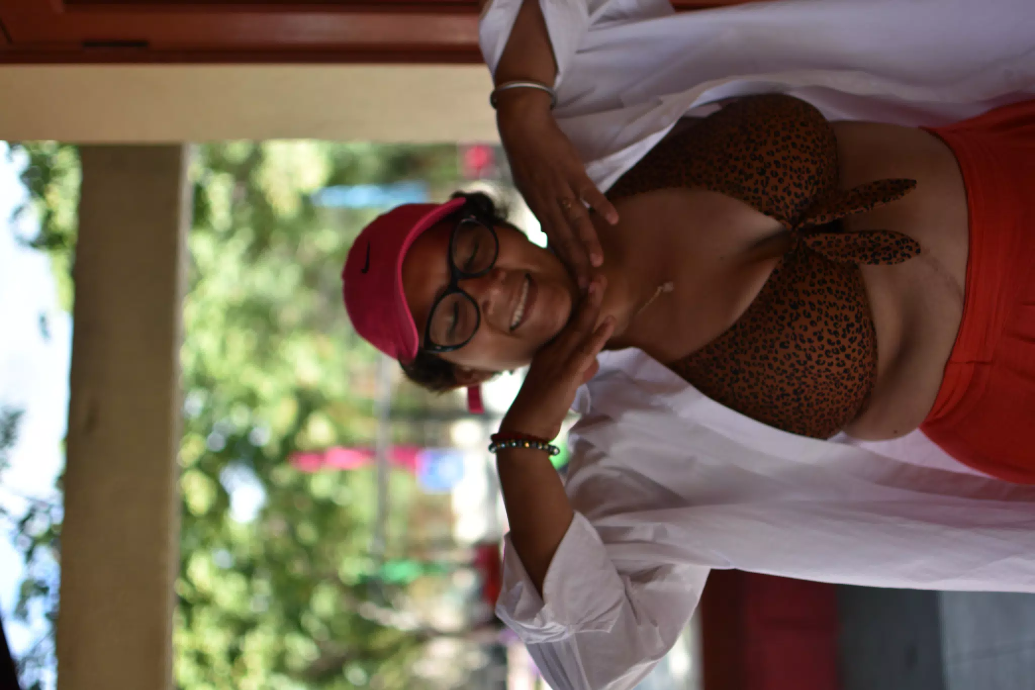 Marcela at the House in La Boquita