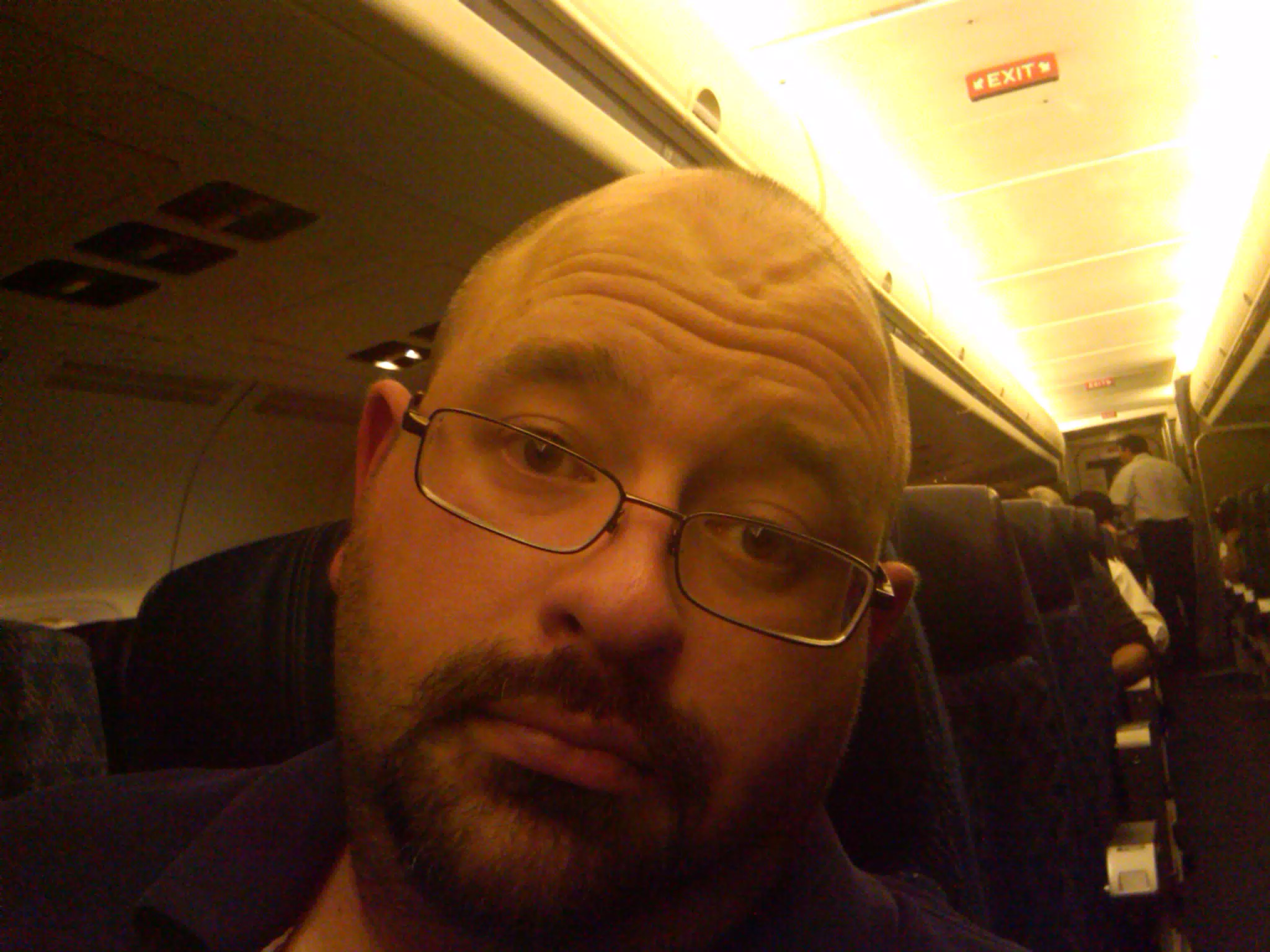 Scott on Flight 2404 on DFW Tarmac