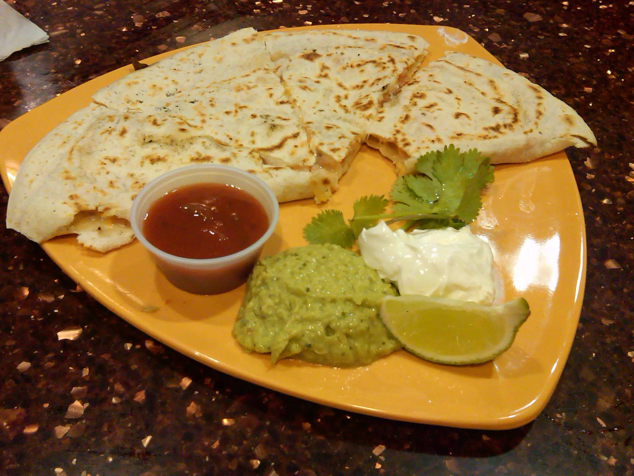 Salmon Quesadilla